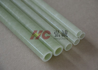 Ignífugo importada añadida tubo de epoxy verde claro de la fibra de vidrio de Pultruded