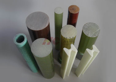 De epoxy varilla de fibra de vidrio Pultruded/pasador Roces de la fibra de vidrio para el ambiente húmedo