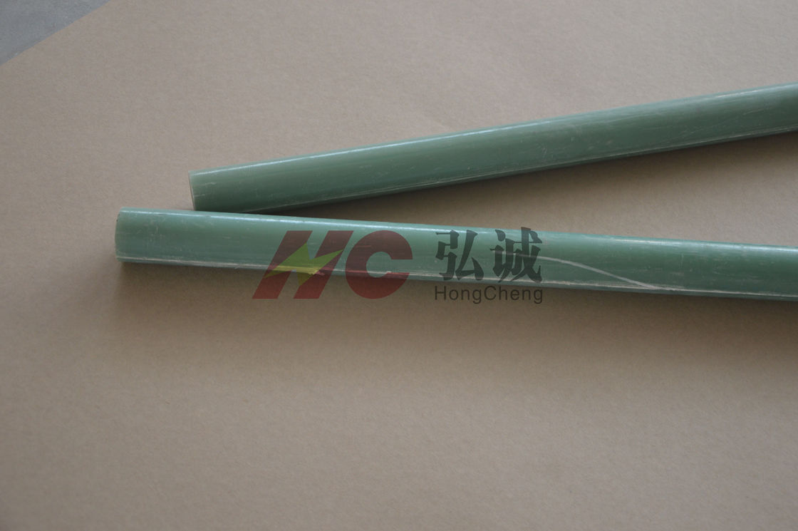 Verde claro varilla de fibra de vidrio Pultruded/fibra de vidrio-resina epoxíidica Rod de la extrusión por estirado con el color de Brown