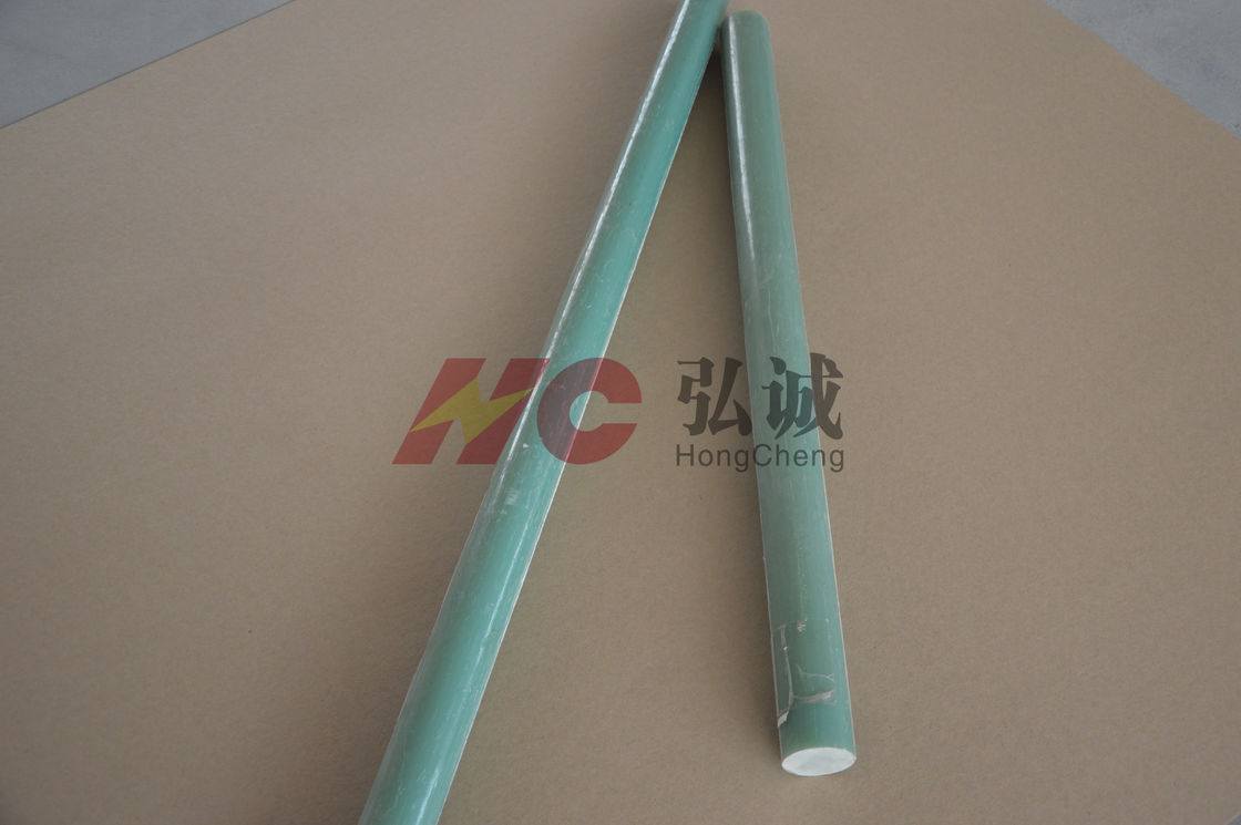 Verde claro varilla de fibra de vidrio Pultruded/fibra de vidrio-resina epoxíidica Rod de la extrusión por estirado con el color de Brown