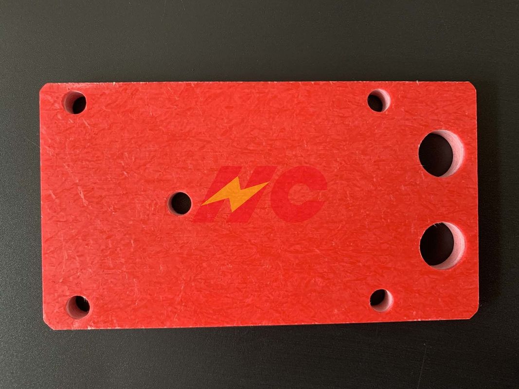 Gpo3 hoja roja y blanca de la resina del poliéster de la hoja CTI 600V para el gabinete eléctrico