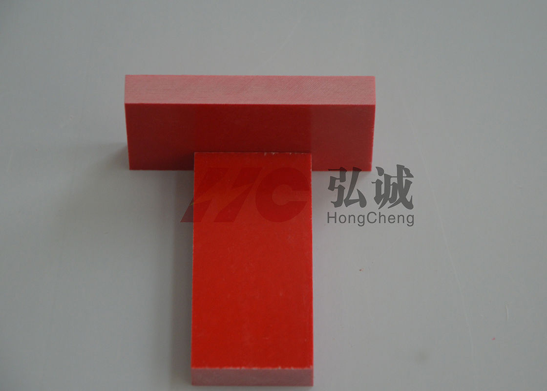 Top aplicado hoja roja del transformador de la fibra de vidrio GPO3 - cubierta y cubierta inferior