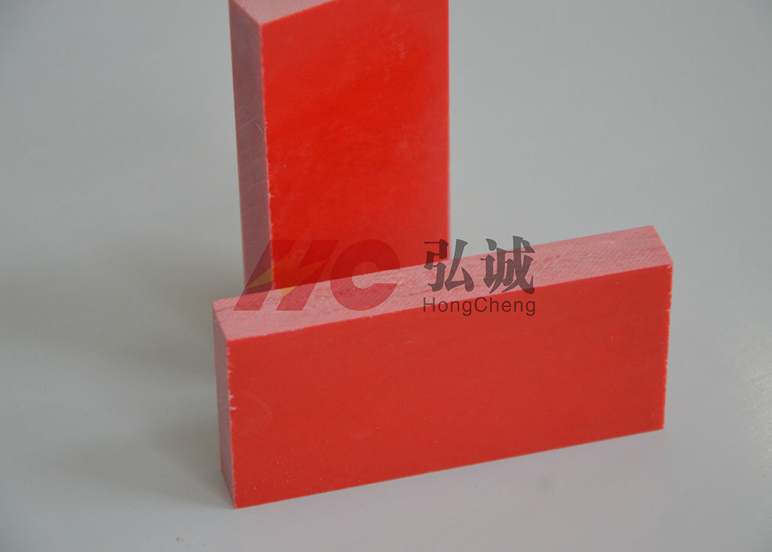 Fuerza flexural excelente de la hoja laminada de la fibra de vidrio hoja/GPO3 del rojo