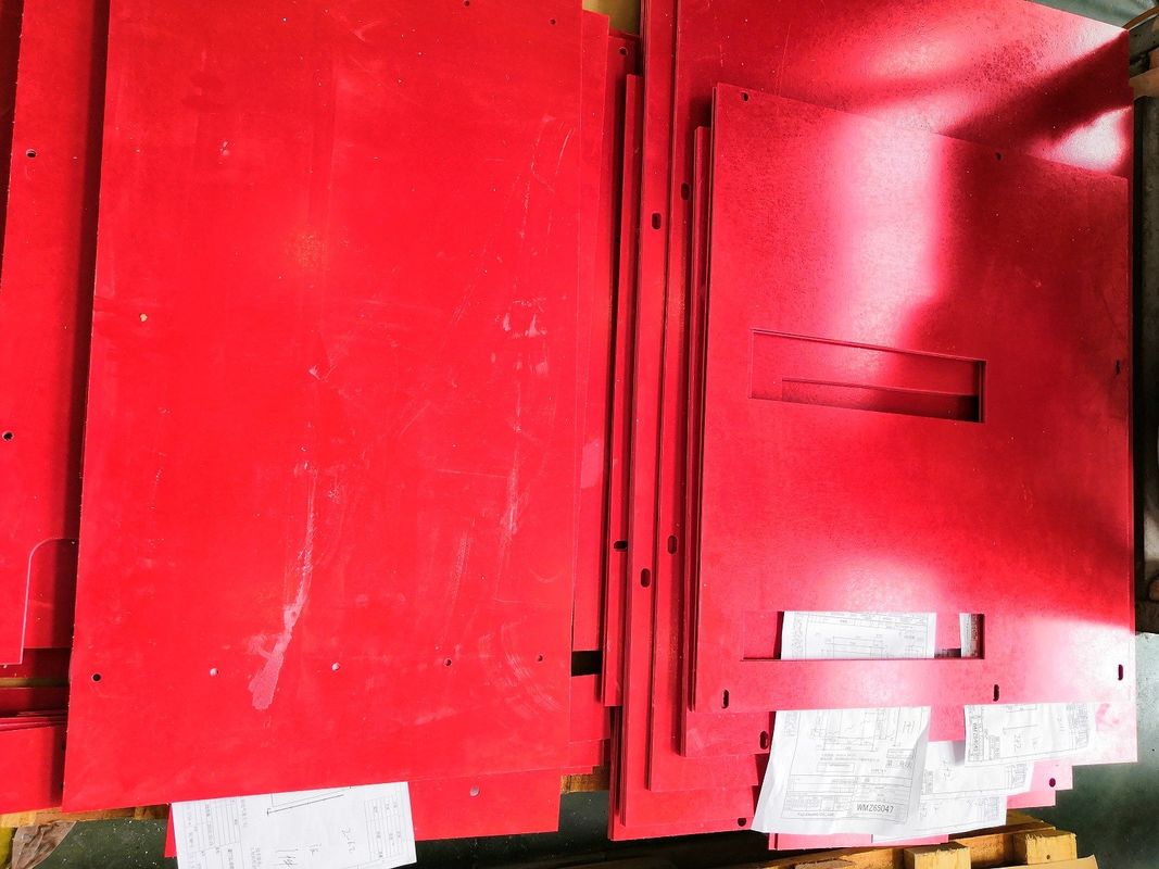 El color rojo GPO -3 laminó piezas trabajadas a máquina CNC de la hoja con la UL reconocida